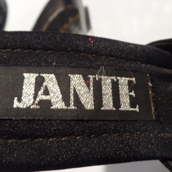 well worn jante clear lucite heel on wooden platforms! - Picture 9 of 11